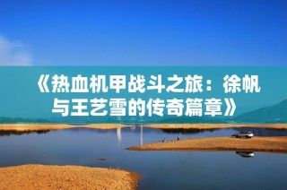 《热血机甲战斗之旅：徐帆与王艺雪的传奇篇章》