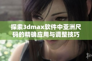 探索3dmax软件中亚洲尺码的精确应用与调整技巧