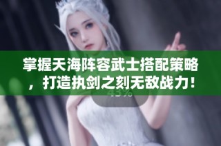 掌握天海阵容武士搭配策略，打造执剑之刻无敌战力！