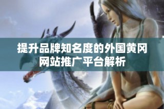 提升品牌知名度的外国黄冈网站推广平台解析