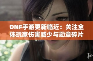 DNF手游更新临近：关注全体玩家伤害减少与勋章碎片获取策略