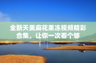 全新天美麻花果冻视频精彩合集，让你一次看个够