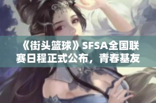 《街头篮球》SFSA全国联赛日程正式公布，青春基友团齐聚竞技场