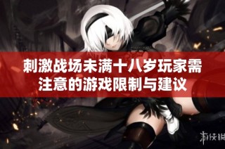 刺激战场未满十八岁玩家需注意的游戏限制与建议