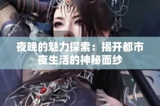 夜晚的魅力探索：揭开都市夜生活的神秘面纱