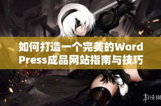 如何打造一个完美的WordPress成品网站指南与技巧分享