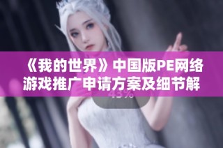 《我的世界》中国版PE网络游戏推广申请方案及细节解析