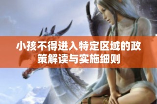 小孩不得进入特定区域的政策解读与实施细则