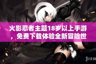 火影忍者主题18岁以上手游，免费下载体验全新冒险世界