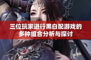 三位玩家进行黑白配游戏的多种组合分析与探讨