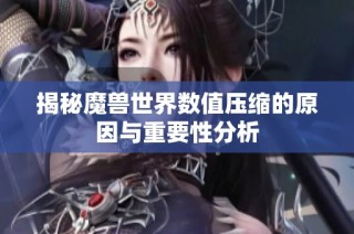 揭秘魔兽世界数值压缩的原因与重要性分析