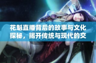花魁直播背后的故事与文化探秘，揭开传统与现代的交融之美
