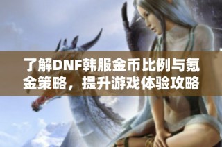 了解DNF韩服金币比例与氪金策略，提升游戏体验攻略
