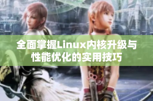 全面掌握Linux内核升级与性能优化的实用技巧