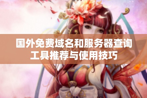 国外免费域名和服务器查询工具推荐与使用技巧