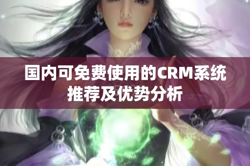 国内可免费使用的CRM系统推荐及优势分析