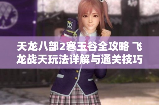 天龙八部2寒玉谷全攻略 飞龙战天玩法详解与通关技巧