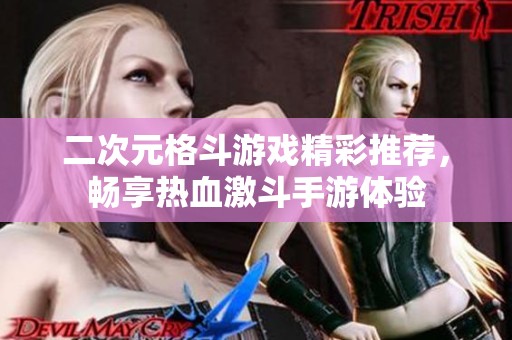二次元格斗游戏精彩推荐，畅享热血激斗手游体验