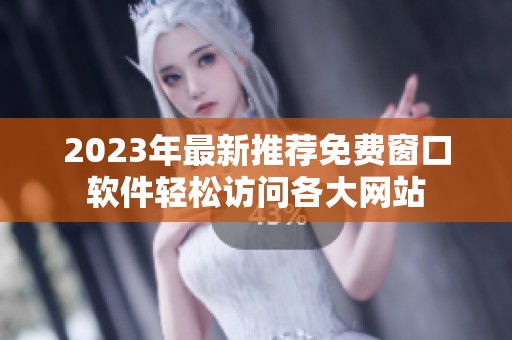 2023年最新推荐免费窗口软件轻松访问各大网站