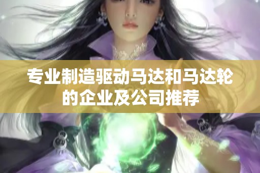 专业制造驱动马达和马达轮的企业及公司推荐