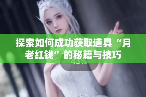 探索如何成功获取道具“月老红钱”的秘籍与技巧