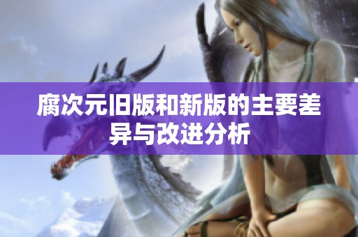 腐次元旧版和新版的主要差异与改进分析
