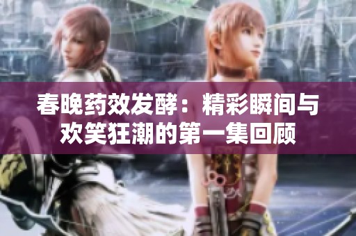 春晚药效发酵：精彩瞬间与欢笑狂潮的第一集回顾