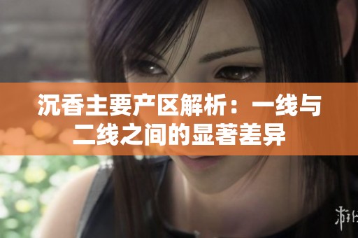 沉香主要产区解析：一线与二线之间的显著差异