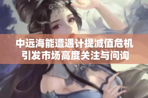 中远海能遭遇计提减值危机 引发市场高度关注与问询