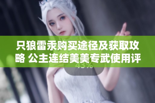 只狼雷汞购买途径及获取攻略 公主连结美美专武使用评测与分析