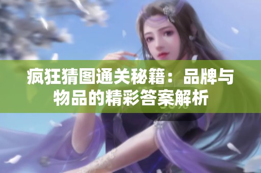 疯狂猜图通关秘籍：品牌与物品的精彩答案解析